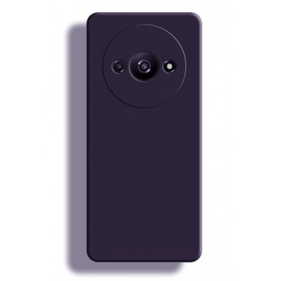 Фото Накладка силиконовая Silicone Case для Xiaomi Redmi A3, фиолетовая