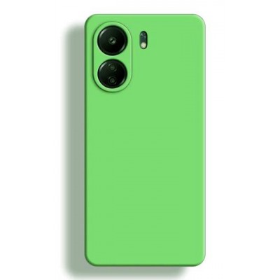 Фото Накладка силиконовая Silicone Case для Xiaomi Redmi 13C/Poco C65, зеленая