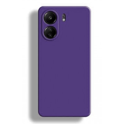 Фото Накладка силиконовая Silicone Case для Xiaomi Redmi 13C/Poco C65, сиреневая