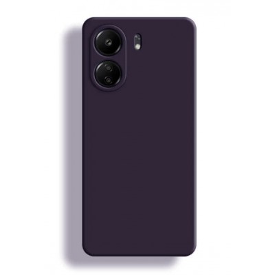 Фото Накладка силиконовая Silicone Case для Xiaomi Redmi 13C/Poco C65, фиолетовая