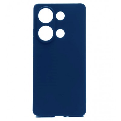 Фото Накладка силиконовая Silicone Cover для Xiaomi Redmi Note 13 Pro 4G/Poco M6 Pro 4G, синяя