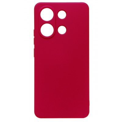 Фото Накладка силиконовая Silicone Cover для Xiaomi Redmi Note 13 Pro 4G/Poco M6 Pro 4G, красная