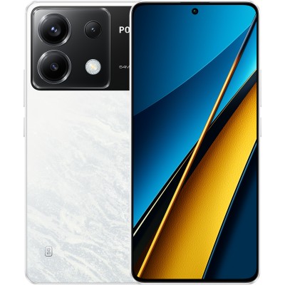 Фото Смартфон Xiaomi POCO X6 5G 12/256 ГБ белый (Global Version)