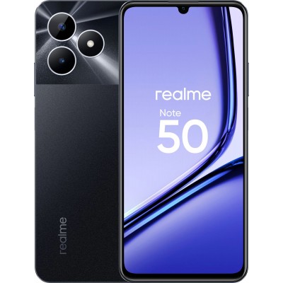 Фото Смартфон realme Note 50 3/64 ГБ RU, полуночный черный