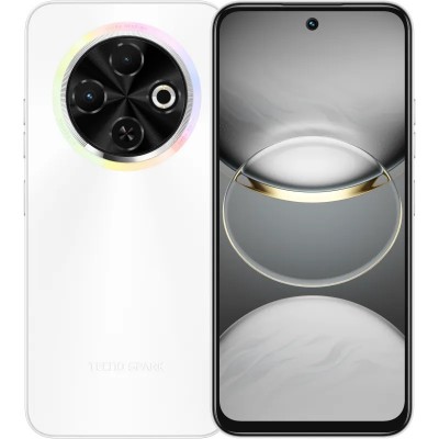 Фото Смартфон Tecno Spark 30C 4/128 ГБ, Orbit White, белый (РСТ)