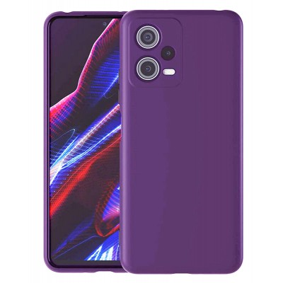 Фото Накладка силиконовая Silicone Case для Xiaomi Redmi Note 12 Pro+/Redmi Note 12 Pro 5G Сиреневая