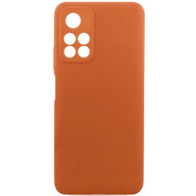 Фото Накладка силиконовая Silicone Case для Xiaomi Redmi Note 11 Pro Plus 5G Оранжевая