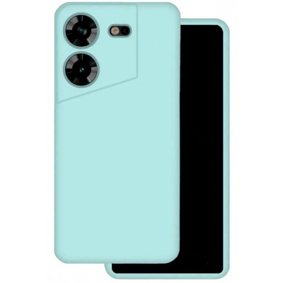 Фото Накладка силиконовая Silicone Case для Tecno Pova 5, бирюзовый