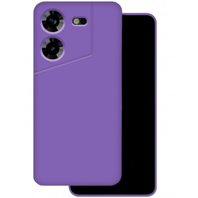 Фото Накладка силиконовая Silicone Case для Tecno Pova 5, фиолетовый