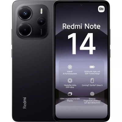 Фото Смартфон Xiaomi Redmi Note 14 4G 6/128 ГБ Midnight Black (Global Version)