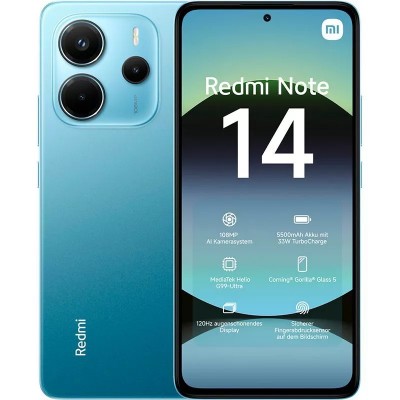 Фото Смартфон Xiaomi Redmi Note 14 4G 6/128 ГБ Ocean Blue (Global Version)