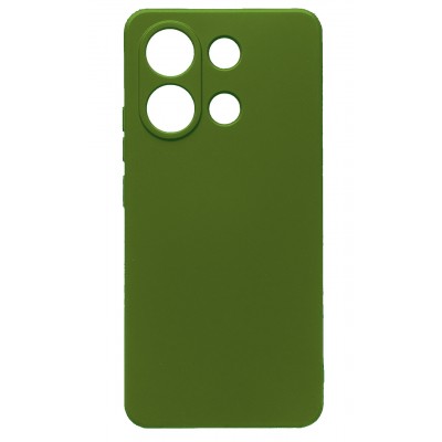 Фото Накладка силиконовая Silicone Cover для Xiaomi Redmi Note 13 Pro 4G/Poco M6 Pro 4G, зеленая