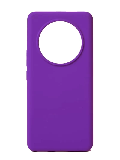 Накладка силиконовая Silicone Case для Honor X9d фиолетовая