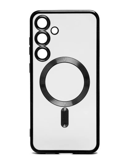 Накладка силиконовая Magnetic для Samsung Galaxy S24/25 черная