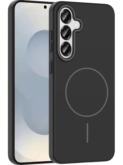 Накладка силиконовая Fashion Case для Samsung Galaxy S25 черная