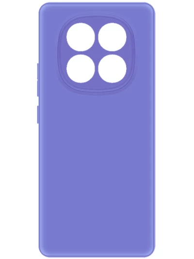 Накладка силиконовая для Xiaomi Redmi Note 15 Pro+ сиреневая