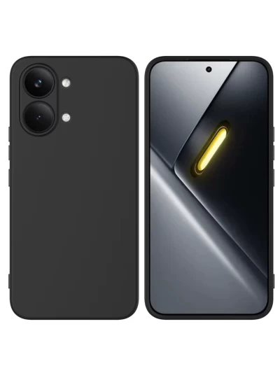 Накладка силиконовая Fashion Case для POCO X8 Pro Max черная