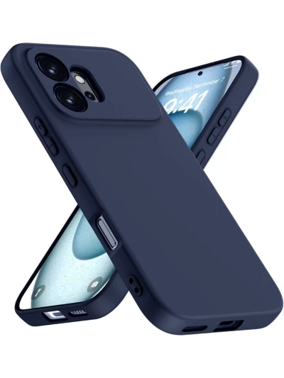 Накладка силиконовая Silicone Case для Honor 600 темно-синяя