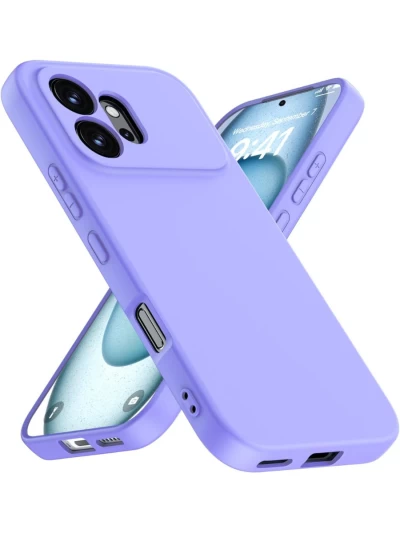 Накладка силиконовая Silicone Case для Honor 600 сиреневая
