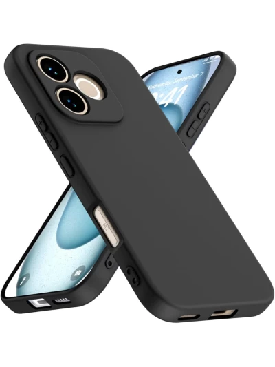 Накладка силиконовая Silicone Case для Honor 600 Lite черная
