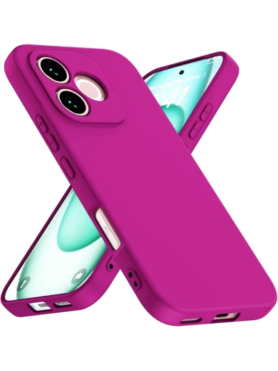 Накладка силиконовая Silicone Case для Honor 600 Lite розовая