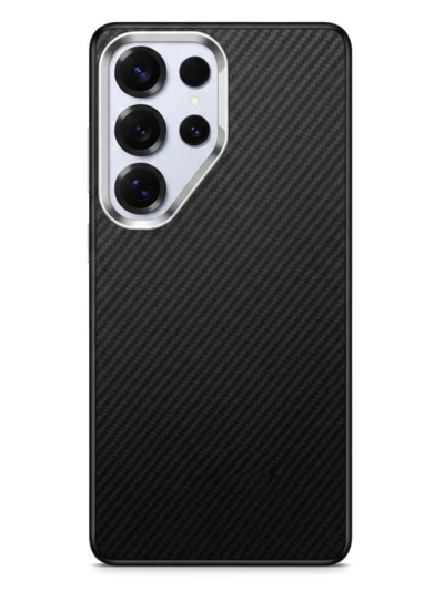 Чехол накладка iPefet для Samsung Galaxy S25 Ultra черный карбон