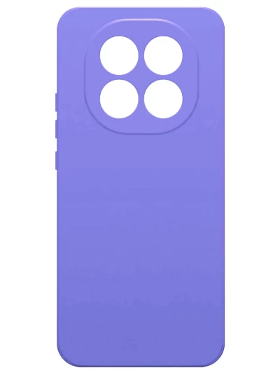 Накладка силиконовая Silicone Cover для Xiaomi Redmi Note 15 Сиреневая
