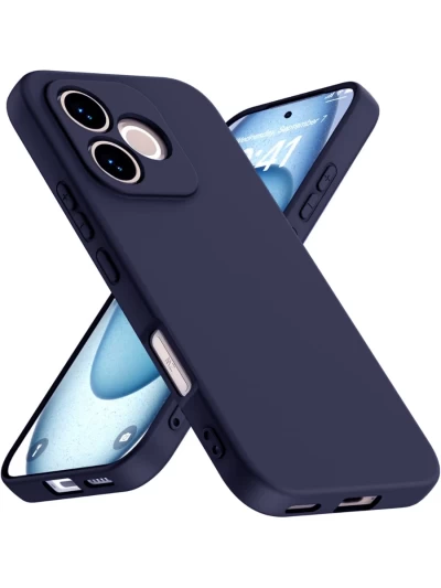 Накладка силиконовая Silicone Case для Honor 600 Lite синяя