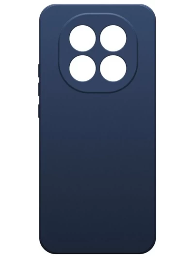 Накладка силиконовая Silicone Case для Xiaomi Redmi Note 15 4G синяя