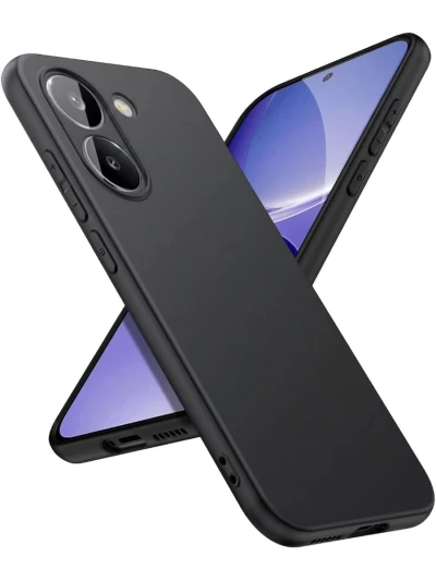 Накладка силиконовая Silicone Case для POCO X8 Pro черная