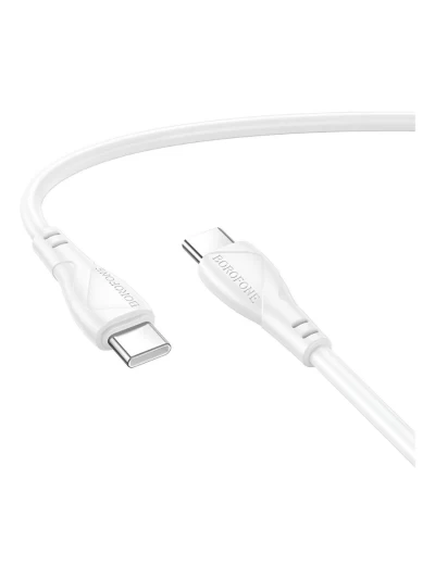 Кабель Borofone BX121 Type-C -Type-C Белый