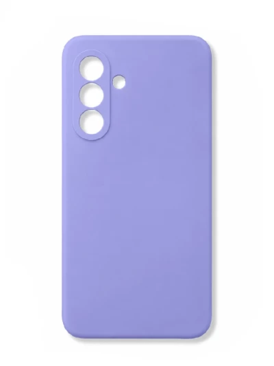Накладка силиконовая Silicone Cover для Samsung Galaxy A35 сиреневая