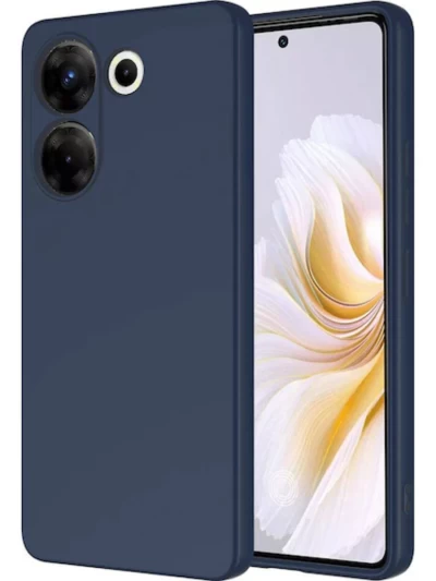 Накладка силиконовая Silicone Case для POCO X8 Pro синяя