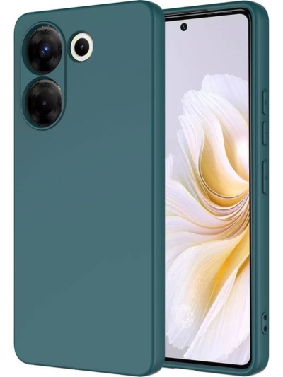 Накладка силиконовая Silicone Case для POCO X8 Pro зеленая