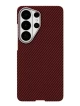 Изображение Чехол накладка под карбон Luxo MagSafe для Samsung Galaxy S25 Ultra красная