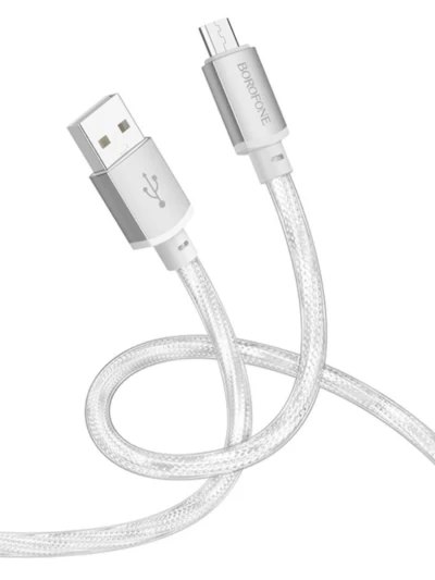 Кабель Borofone BX95 USB-A-Micro-USB Серебристый