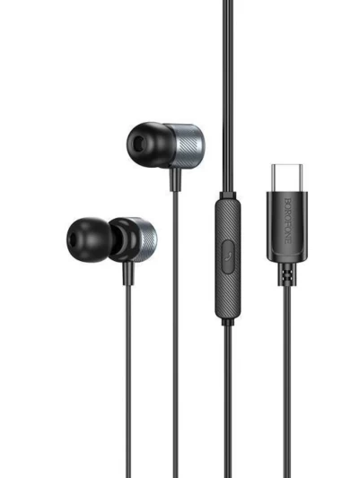 Проводные наушники Borofone BM93 серые